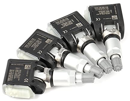 ISINEVER 4 tlg. TPMS Sensor RDKS Reifendrucksensor Reifendruckkontrollsystem 433 MHz Kompatibel mit BMW 5er G30 G31 7er G11 X3 G01# 36106872774, 6872774, 36106876957, 6876957