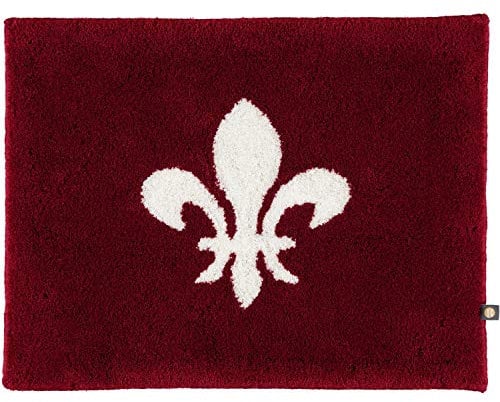 Rhomtuft Badteppiche Lilie Bordeaux-Ecru - 1372