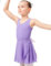 tanzmuster ® Wickelrock Mädchen Ballett - Emma - aus transparentem Chiffon - lockerluftiger Ballettrock zum Binden für Kinder in Lavendel, Größe:92/98