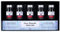 Herbin 18504T - Set of 5 bottles of 10ml for fountain pens and roller pens, assorted winter colours