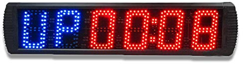 Compte à rebours Grand chronomètre numérique intervalle comptant formation gymnase chronomètre avec minuterie d'horloge murale à distance for bureau d'hôpital de salle de classe Pour les activités de