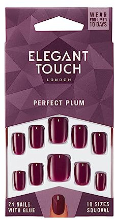 Elegant Touch Core Colour Nails Perfect Plum