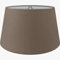 Wogati® Premium Lampenschirm E14/E27 Baumwolle | verschiedene Größen & Farben | Farbe: Braun/Größe: XL | Lampenschirm Stehlampe + Lampenschirm Hängelampe + Lampenschirm für Tischlampe