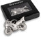 Großer Kühlschrankmagnet Motorrad mit Flaschenöffner 9 cm Magnet Männergeschenk