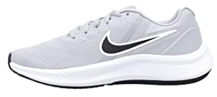 Nike Unisex Kinder Star Runner 3 (Gs) Running Shoe, Light Smoke Grey Black Smoke Grey, 39 EU