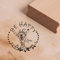 Stempel Be happy Ziege - Motivstempel ca. 38 x 38 mm