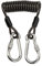 Alomejor Tauchschnalle Anti-Lost Diving Camera Spring Coil Lanyard Quick Release Tauchschnalle Werkzeuge