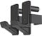 Kipika Fit 2x2 with 1'' Hole Square Tube, Bottom Reinforcement J-hooks for Power Rack Attachments, Squat Rack Accessories, Strength Training Power Cage Accessories, Set of 2
