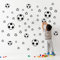 52 Stück Fußball-Aufkleber,Fußball-Wandaufkleber, Wandkunst, DIY, Fußball-Dekoration, Aufkleber für Kinderzimmer, Jungen, Teenager, Mädchen, Schlafzimmer, Spielzimmer, Wohnzimmer, Fenster