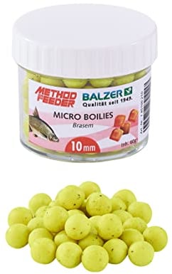 Balzer Method Feeder Boilies 10mm gelb-brasem 60g
