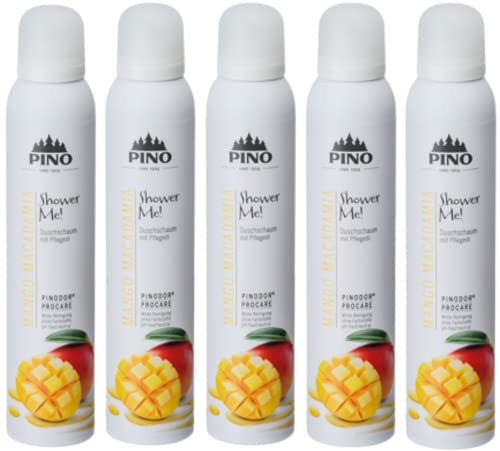 Pino Shower Me Duschschaum Mango Macadamia 5 x 200 ml