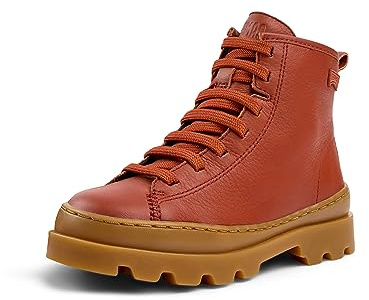 Camper Unisex Children's Brutus K900179 Ankle Boot, Red 018, 4 UK