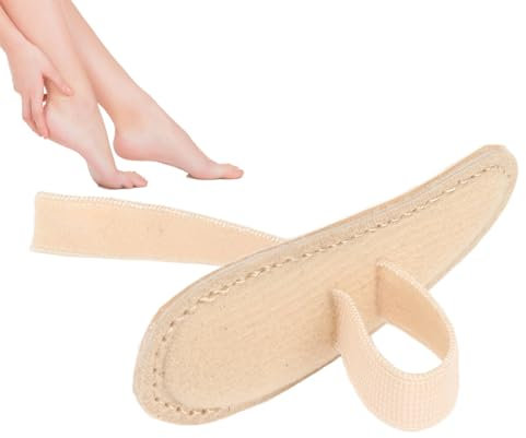 Hammer Toe Cushion Toe Buttress Pad Adjustable Comfoltable Hammertoe Gel Support Pads for Foot Correction (Left Foot)