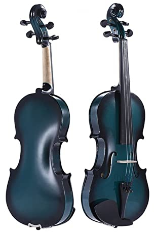 KERREY professionelles Violine Student Violine Dunkelblaue Lindengeige Für Anfänger Mit Tragetasche Für Geigenbrücke Und Bogen (Color : 1/8)