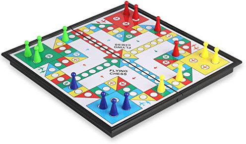 Andux Plegable Magnético Ajedrez Volador Juego de Tablero Portátil CXYXQ-03 (M)