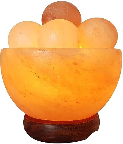 Himalayan Salt Lamp Firebowl with Balls