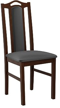 Mirjan24 Esszimmerstuhl Bednir IX, Wohnzimmerstuhl, B:43 x H:97 x T:48 cm, Rahmen aus Buchenholz, Sessel, Stuhl für Arbeitszimmer, Esszimmer, Küchenstuhl Holz (Nuss/Kronos 22)