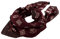 GUESS Fynna Kefiah Scarf 125X125 Mocha Logo/Merlot