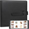 360 Taschen Fotoalbum für Fujifilm Instax Mini Kamera, Fotoalbums für Polaroid, Ledertasche, Fotoalbum für Instax Mini 12 11 9 40 90 8 7 Evo LiPlay Sofortbildkamera, 2x3 Fotoalbums,Black