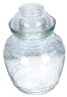 BESTonZON 1ensemble Pot Verre Pour Légumes Fermentés Récipient De Stockage Hermétique Pour Aliments Pour Kimchi Et Légumes Marinés Contenance