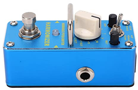 Pitch Shifter Effekt Pitch Shifter Effektpedal Metall Pitch Shifter Pedal Pedal Metall Pitch Box Blau E-Gitarre Pedale 3 Modi Harmonizer Pedal mit True Bypass