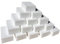 Norhogo Confezione da 18 spugne magiche extra durevoli, gomme magiche per bagno, piscina, cucina, pavimento, parete, bianco, 10 x 6 x 2 cm