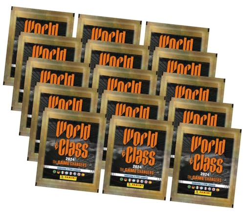 Panini World Class 2024 Fussball Sticker - 15 Tüten Sammelsticker