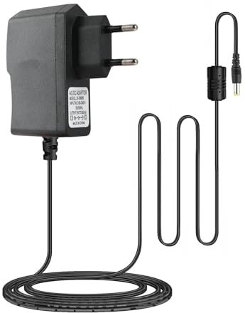Transformador Pedal Guitarra,Adaptador de Alimentación de 9V DC 850mA para Pedales de Guitarra y Bajo - Compatible con Multiefectos y Pedales Dobles,Cable de 2m, Conector 5.5X 2.1mm