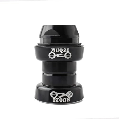 WANGBINGXING SteuersäTze 30 mm Fahrrad 1 Zoll Headset for 25,4 mm Gewinde 22,2 mm Gabelschaft Road Racing Fixed Gear Fahrradlager Headsets(Noir)