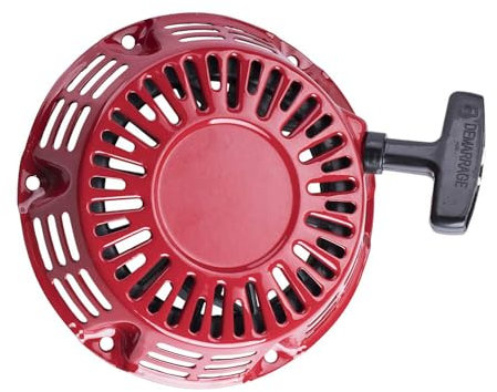 Caalii GX120 GX160 GX200 Arrancador de retroceso compatible con motor de arranque Honda 4/5.5/6.5hp, repuesto para 28400-ZE1-003ZF 28400-ZH8-013YA, rojo