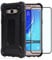 HTXWXJC Case for Galaxy J2 Prime Case, Samsung J2 Ace SM-G532 Case HD Screen Protector, Slim Hybrid Dual Layer TPU+PC Protective Phone Cover Shockproof Cases for Samsung Galaxy J2 Prime Black
