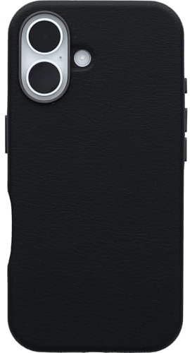 OtterBox iPhone 16 Symmetry Series Cactus Leather for MagSafe - Noir Ash Black