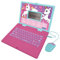 Lexibook, Unicorn, Bilingual ENGLISH/ITALIAN educational computer, Toy for children with 124 language, writing, maths, logic, music activities and games, Pink, JC598UNIi5