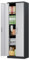 SUPEER Armoire de classement en métal avec 4 étagères réglables en Hauteur, tôle d'acier, revêtement par Poudre, Armoire en Acier pour Outils, Garage 180 cm x 60 cm x 40 cm (Noir/Gris)