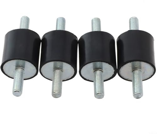 4 x Vibrationsdämpfende Gummifüße für verbesserte Leistung in Klimaanlagen