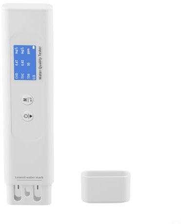 Wassertester Wasserqualitätsdetektor, 6-in-1 TOC Messgerät, CSB Messgerät, UV275 Messgerät, Leitfähigkeitsmesser und Thermometer Wasserqualitätstest-Kit
