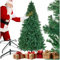 tectake® Albero di Natale Realistico, Albero di Natale Artificiale, Rami Flessibili, Facile Montaggio, Albero Natale Supporto Stabile in Acciaio, Addobbi Natalizi per Casa -Verde, 230 cm / 1346 punte