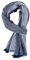 AIEOE Herren Schal Gestreift 180cm Elegantes Halstuch mit Fransen Leicht und Weich Herbst Winter Halswärmer Blau