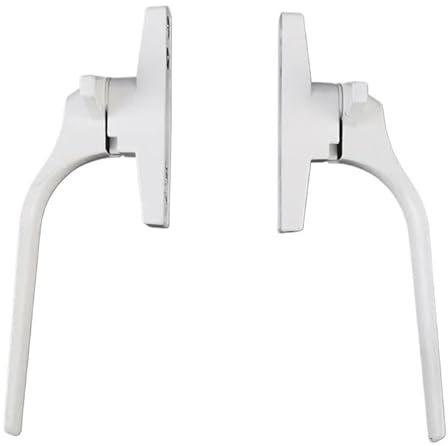 STNYANXD Window handle， Aluminum Alloy Casement Window Handle Latches Plastic Steel Open Door Window Lock Buckle Replacement Parts Window Stopper Window Handles For Upvc Windows(Left)
