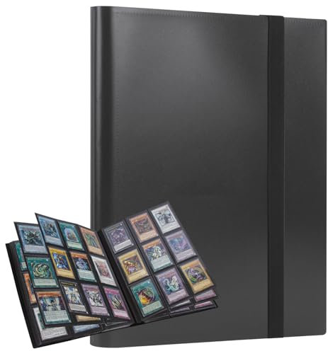 ECOSEAO Sammelkarten Album, Karten Sammelalbum für 540 Karten, Sammelalbum mit 9 Fächern 30 Seiten Sammelalb, Sammelmappe Kartenhalter für TCG, MTG, Yu-Gi-Oh!