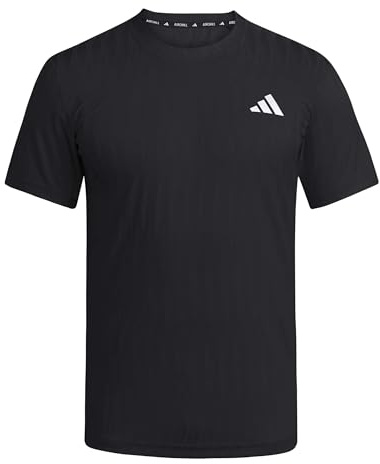 adidas Men's Tennis Climacool+ AIRCHILL FREELIFT T-Shirt, Black/Black, XS