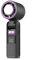 Entgoinggo Fan Handheld Turbo Fan Mini High Speed USB Ice Cool Fans With Digital Display Portable For Outdoor Camping Travel Picnic Home(Is black)