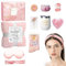 Panier Spa Soin Personnel,Kit Spa De Soins Personnels Pour Femmes - Set Relaxation et Bien-être avec Couverture en Flanelle pour Soeur Mère Épouse Amie