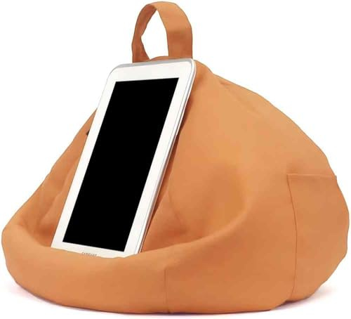 AESZITTEW Tablet Kissenständer, Bean Bag Halter Kissen i.Pad Stander Halter SmartphonesTablet Buchhalter mit Seitentasche Buchhalter Kissen (#1)