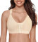 YIANNA Postoperativer Sport BH Damen Ohne Bügel Verschluss Kompression Nach Brust Op Bequemer Stütz Bustier Racerback Yoga Bra Top Beige, 128 Size M