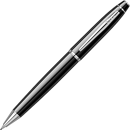 Scrikss Elegance - Edler Druckbleistift Noble 35 Schwarz Chrom