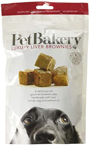 Pet Bakery Dog Treat Brownies Liver, 190 g