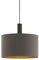EGLO Pendellampe Concessa 1, 1 flammige Textil Pendelleuchte, Hängeleuchte aus Stahl und Stoff, Farbe: Dunkelbraun, cappuccino, gold, Fassung: E27, Ø: 38 cm