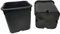 GREEN24 15 Stück XXL Pflanztöpfe 25 x 25 x 26 cm - 11 Liter Volumen - Vierecktopf Profi Anzuchttopf Pflanztopf Blumentopf Vierkant-Töpfe (15 Stück)