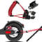 Brake Lock Anti-Theft Steel Wire Lock for Mijia M365 Motorcycle Bicycle Wheels Locker with Reminder Rope (Black+ Reminder Rope)